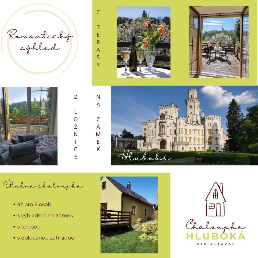 Chaloupka Hluboka - Family Holidays In South Bohemia Hluboká nad Vltavou Kültér fotó